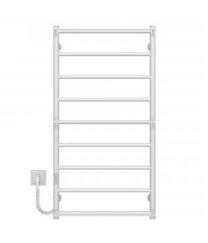 Рушникосушарка електрична Ladder П9 500х1000 Deffi нержавіюча сталь (Білий, WD03, Ліве підключення)