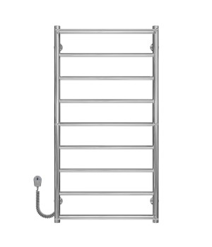 Рушникосушарка електрична Ladder П9 500х1000 Deffi нержавіюча сталь (Хром, EF16, Ліве підключення)