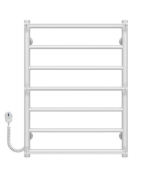 Рушникосушарка електрична Ladder П7 500х700 Deffi нержавіюча сталь (Білий, EF16, Ліве підключення)