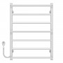 Рушникосушарка електрична Ladder П7 500х700 Deffi нержавіюча сталь (Білий, EF16, Ліве підключення)