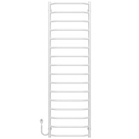 Рушникосушарка електрична Трапеція П16 500х1700 Deffi нержавіюча сталь (Білий, EF16, Ліве підключення)