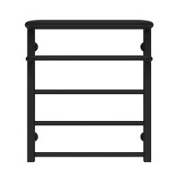 Рушникосушарка водяна Lux Hotel П5 400х600 Deffi нержавіюча сталь (Чорний, Бокове праве підключення)