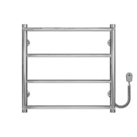 Рушникосушарка електрична Ladder П4 400х500 Deffi нержавіюча сталь (Хром, EF16, Праве підключення)