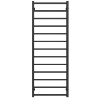 Рушникосушарка водяна Forest П13 600х1400 Deffi нержавіюча сталь (Чорний, Нижнє підключення)