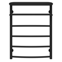 Рушникосушарка водяна Отель П6 500х700 Deffi нержавіюча сталь (Чорний, Бокове ліве підключення)