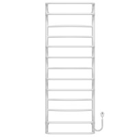 Рушникосушарка електрична Аквамікс П13 500х1400 Deffi нержавіюча сталь (Білий, EF16, Праве підключення)