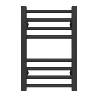 Рушникосушарка водяна Lima П8 400х500 Deffi нержавіюча сталь (Чорний, Нижнє підключення)