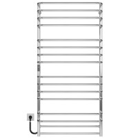 Рушникосушарка електрична Lux П16 700х1500 Deffi нержавіюча сталь (Хром, JD04, Ліве підключення)