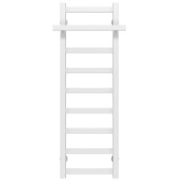 Рушникосушарка водяна Nicolе П9 300х1000 Deffi нержавіюча сталь (Білий, Бокове ліве підключення)