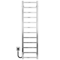 Рушникосушарка електрична Forest П12 400х1200 Deffi нержавіюча сталь (Хром, JD04, Ліве підключення)