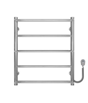 Рушникосушарка електрична Ladder П5 500х600 Deffi нержавіюча сталь (Хром, EF16, Праве підключення)