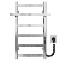 Рушникосушарка електрична Nicolе П6 400х600 Deffi нержавіюча сталь (Хром, JD04, Праве підключення)