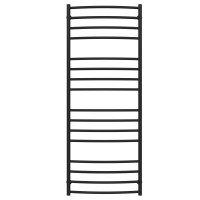 Рушникосушарка водяна Класік Еліт П16 600х1600 Deffi нержавіюча сталь (Чорний, Нижнє підключення)