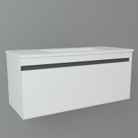 Тумба 100 с раковиной DEVIT UP 0W22120W UP, белый