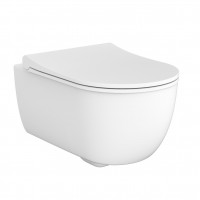 Devit 3020140W ART 2.0 Унітаз підвісний безобідковий з кришкою soft-close (1 пак) білий матовий