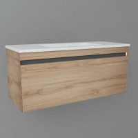 Devit 0022120L UP Тумба 100 з раковиною, світлий дуб