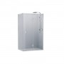 Devit FEN2210R UP Кабіна душова, квадратна, права, розпашна, колір - хром, 100х100, без піддона, скло прозоре