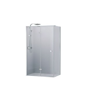 Devit FEN2310L UP Кабіна душова, прямокутна, ліва, розпашна, колір - хром, 120x80, без піддона, скло прозоре