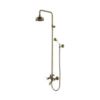 Devit 37008127SPB RETRO Душова система д/ванни, бронза
