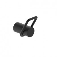 Крючок DEVIT UP 7080120B одинарный, черный матовый