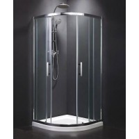 Душова кабіна Dusel А-511 80х80х190 скло шиншила матове