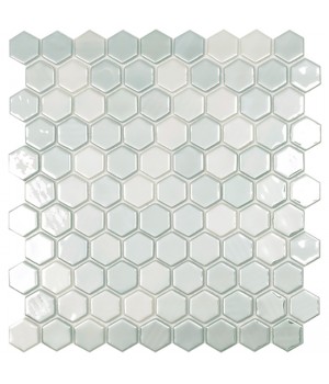 Мозаїка 31,5*31,5 Lux White Hex 6000H VIDREPUR