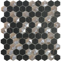 Мозаїка 31,5*31,5 Sahara Mix Coffee Hex VIDREPUR