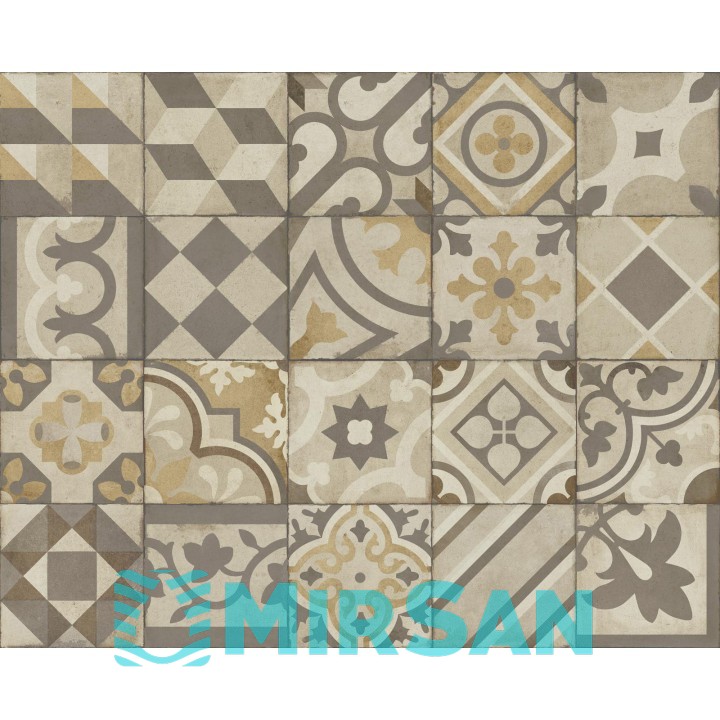 Плитка 20*20 Ottocento Decoro Mix Ambra Rffw Ragno