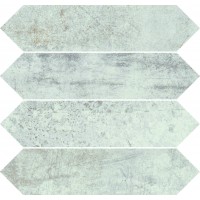 Плитка 7,5*30 Oxydum Decoro White (Tozz. Losanga 7,5*30) LA FENICE CERAMICHE