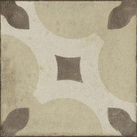 Плитка 20*20 Ottocento Decoro Tappeto 6 Ambra R86W Ragno