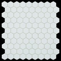 Мозаїка 31,5*31,5 Matt White Hex 910H VIDREPUR