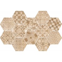 Плитка 18,2*21 Epoca Decoro Cementine Rosa R55U Ragno
