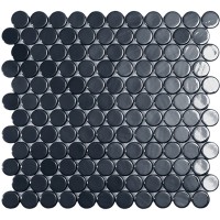 Мозаїка 30,1*31,3 Br Black Circle 6005C VIDREPUR