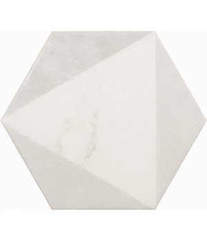 Плитка 17,5*20 Carrara Hexagon Peak 23102 Equipe