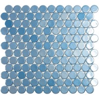 Мозаїка 30,1*31,3 Br Dark Blue Circle 6004C VIDREPUR