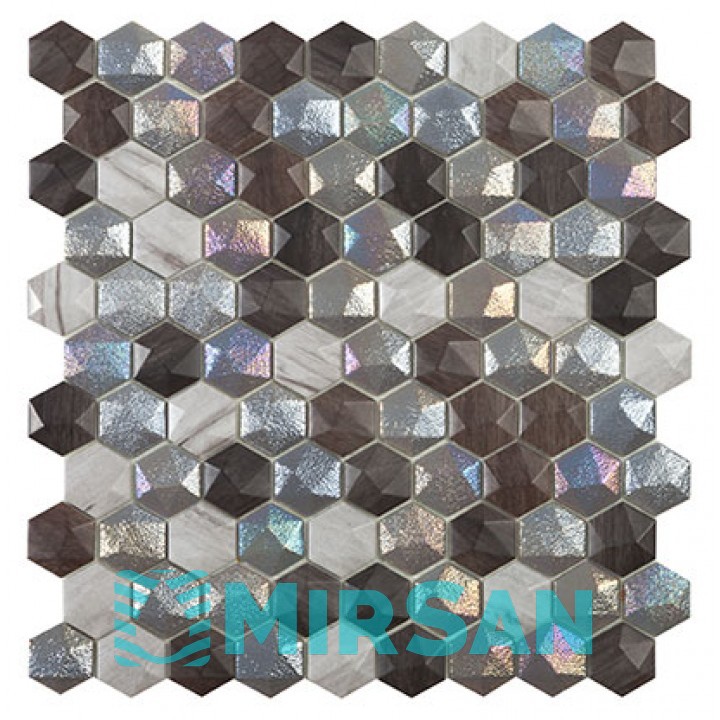 Мозаїка 31,5*31,5 Forest Mix Hex VIDREPUR