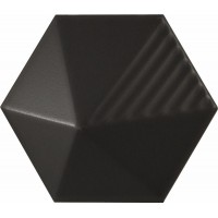 Плитка 10,7*12,4 Umbrella Black Matt 23029 Equipe