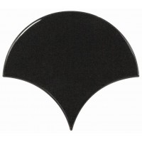 Плитка 10,6*12 Scale Fan Black Equipe