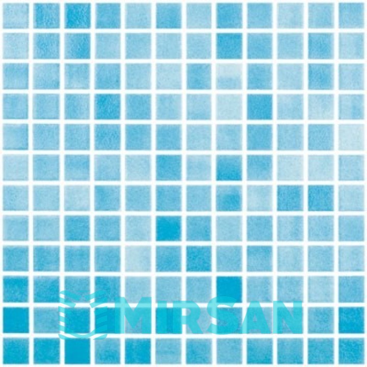 Мозаїка 31,5*31,5 Colors Fog Azul Turquesa 501 VIDREPUR