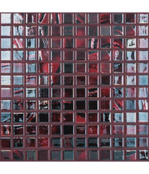 Мозаїка 31,5*31,5 Titanium Black/ Red Brush 782 VIDREPUR