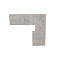 Плінтус Кутовий Правий 30,5*27 Zanquín Evolution Recto Evo Grey Dcho 152232 Gresmanc