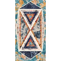 Плитка 120*240 Araldica Blasone Azzurro Glossy 6Mm Rett 763511 Cedit