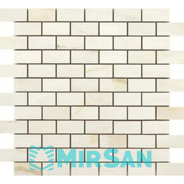 Мозаїка 30*30 Bistrot Mosaico Brick Delicato Soft Rku7 Ragno