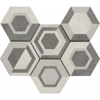 Плитка 18,2*21 Rewind Decoro Geometrico Vanilla R4Dt Ragno