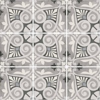 Плитка 20*20 Art Nouveau Opera Grey 24418 Equipe