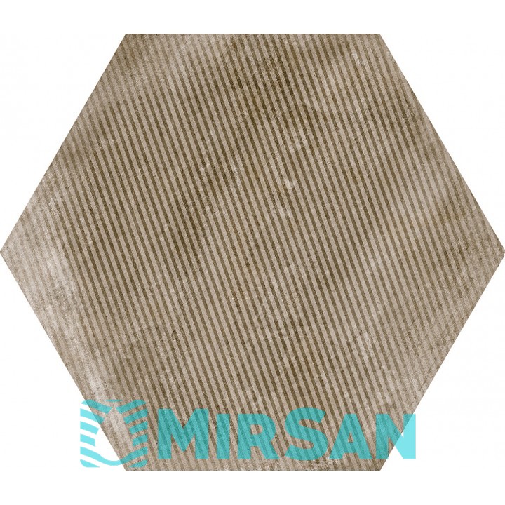 Плитка 29,2*25,4 Urban Hexagon Melange Nut 23602 Equipe