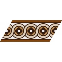 Плитка 9*20,5 Chevron Patchwork Color Izquierdo 23212 Equipe