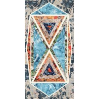 Плитка 120*240 Araldica Blasone Grigio Glossy 6Mm Rett 763512 Cedit