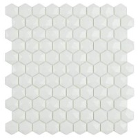 Мозаїка 31,5*31,5 Matt White Hex 910 D VIDREPUR