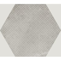 Плитка 29,2*25,4 Urban Hexagon Melange Silver 23603 Equipe